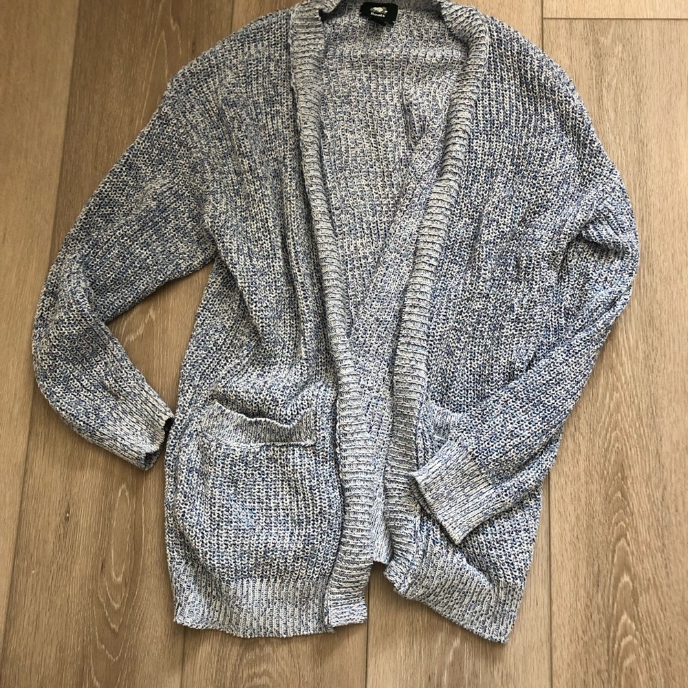 ROOTS-Women's Blue flecked Sweater